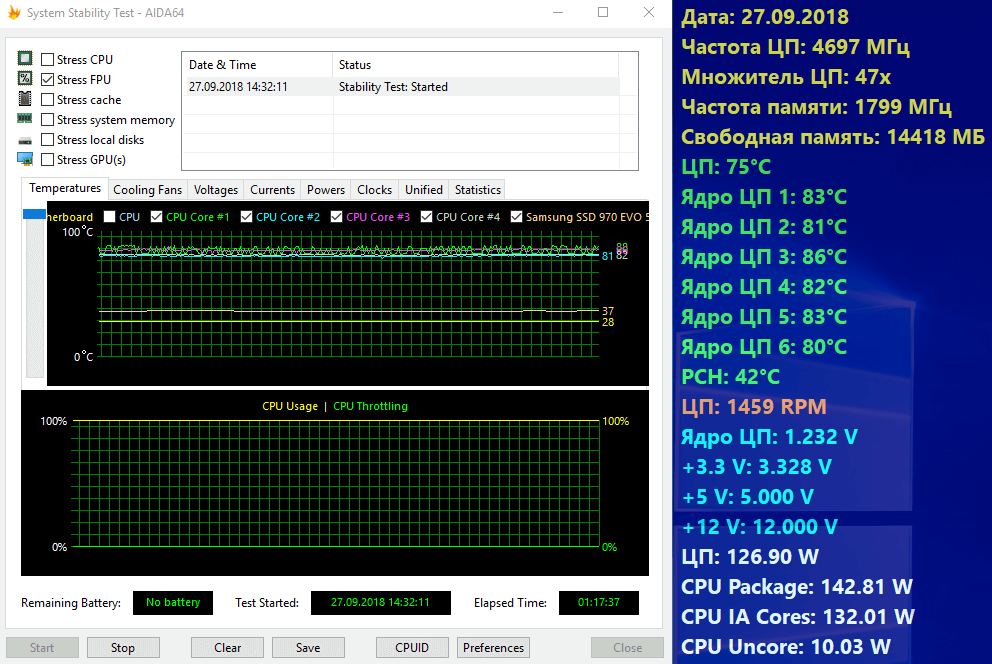 Benchmark reporting CPU Throttling - Hardware monitoring - AIDA64  Discussion Forum